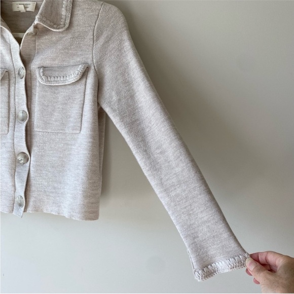 Sezane Off-White Women's Cardigan - Picture 8 of 9